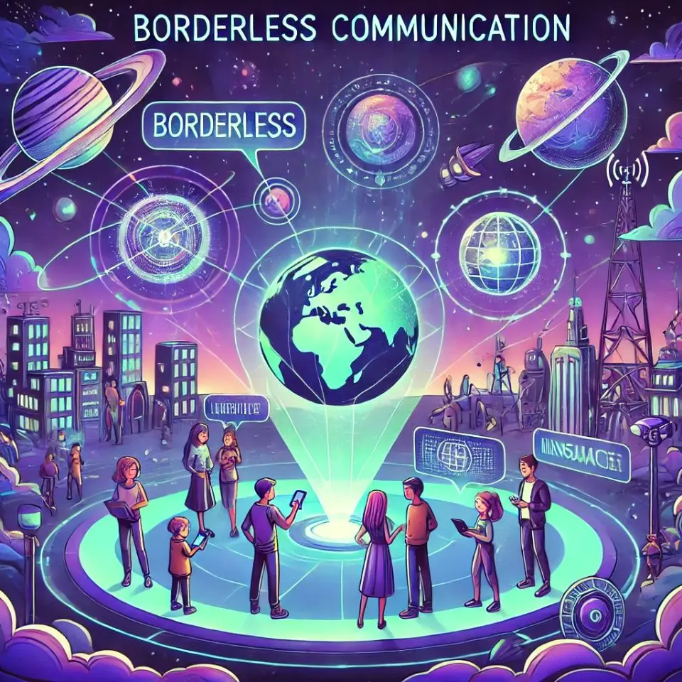 Borderless-communication-in-the-future-cartoon-world